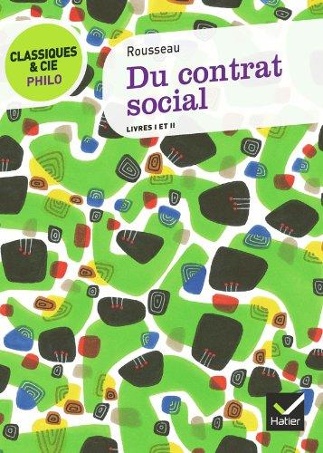 Du contrat social, livres I et II