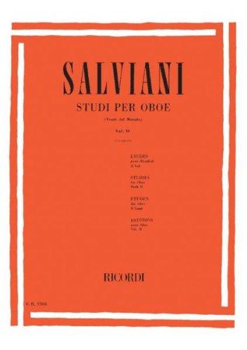 RICORDI SALVIANI C. - STUDI PER OBOE (TRATTI DAL METODO). VOL. II