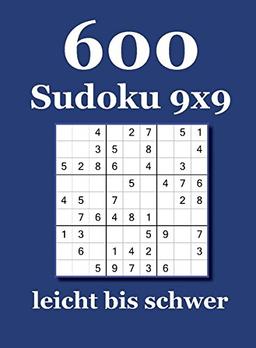 600 Sudoku 9x9 leicht bis schwer