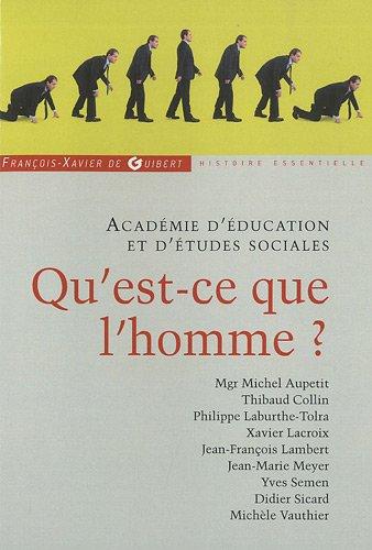 Qu'est-ce que l'homme ?