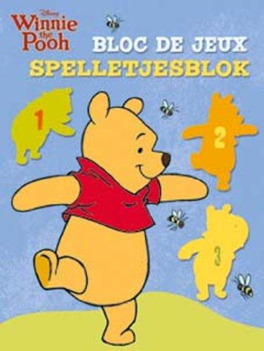 Disney Spelletjesblok Winnie de Poeh / Disney bloc de jeux Winnie l'Ourson: Edition français-néerlandais