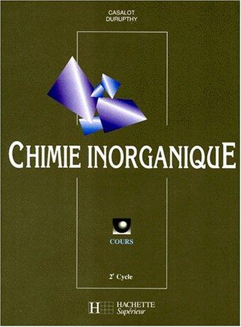 Chimie inorganique : cours, 2e cycle