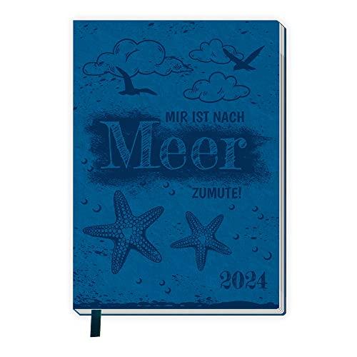 Trötsch Taschenkalender A7 Soft Touch Maritim 2024: Soft Touch Terminkalender