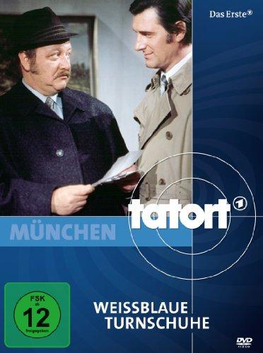 Tatort: Weißblaue Turnschuhe