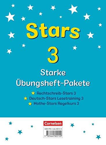 STARS - starke Übungshefte - Übungsheftpakete Deutsch und Mathematik - 3. Schuljahr: Übungshefte im Paket mit Lösungen - Rechtschreib-Stars, Deutsch-Stars Lesetraining und Mathe-Stars Regelkurs