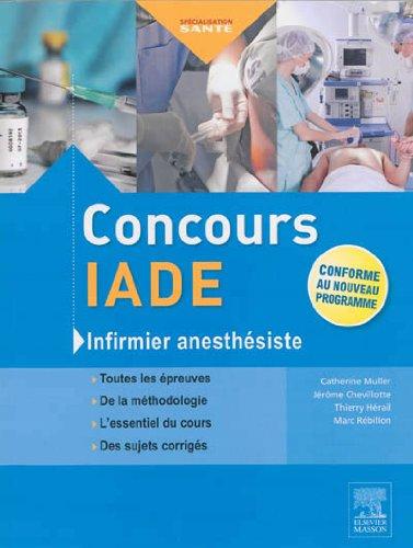 Concours IADE infirmier anesthésiste