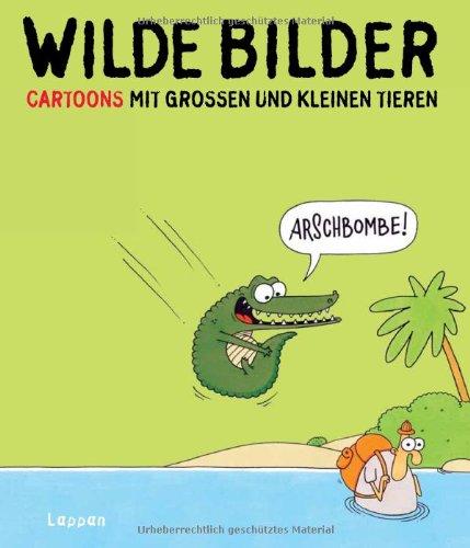 Wilde Bilder: Cartoons mit großen und kleinen Tieren