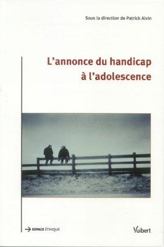 L'annonce du handicap à l'adolescence