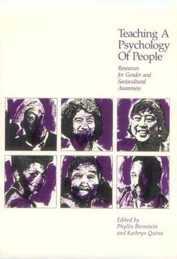 Teaching a Psychology of People: Resources for Gender and Sociocultural Awareness