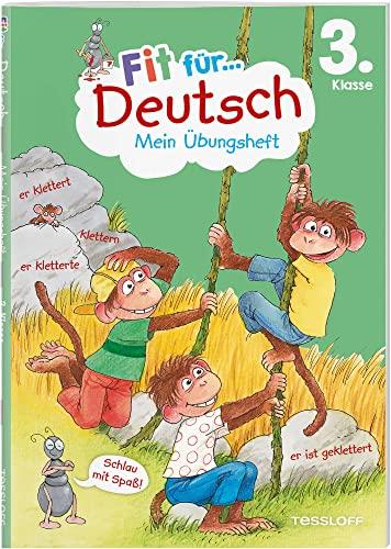 Fit für Deutsch 3. Klasse. Mein Übungsheft: Rechtschreibung, Texte schreiben und Grammatik wiederholen und üben. Am Lehrplan orientiert. Mit Lösungsheft und Stickerbogen (Fit für die Schule 3. Klasse)