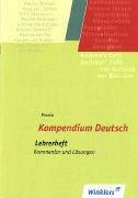 Kompendium Deutsch, Lehrerheft