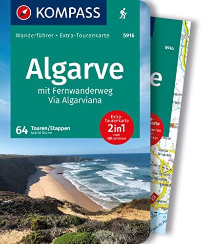 KOMPASS Wanderführer Algarve mit Fernwanderweg Via Algarviana, 64 Touren / Etappen: mit Extra-Tourenkarte, GPX-Daten zum Download