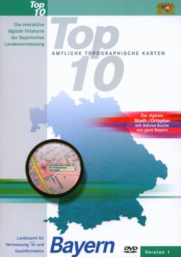 Bayern, DVD-ROMs m. Zusatz-DVD-ROMs Die interaktive digitale Ortskarte der Bayerischen Landesvermessung. Version 1. Für Windows 2000/XP. Der digitale Stadt-/Ortsplan m. Adress-Suche von ganz Bayern. 1 : 10.000