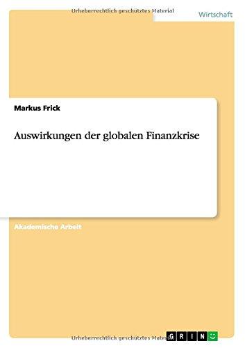 Auswirkungen der globalen Finanzkrise