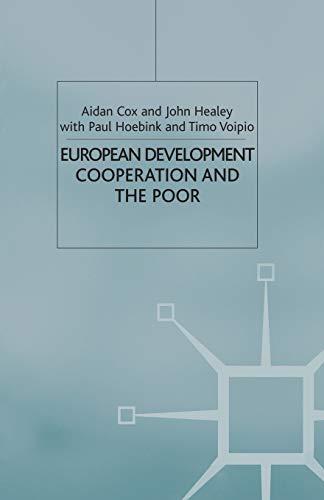 European Development Cooperation and the Poor