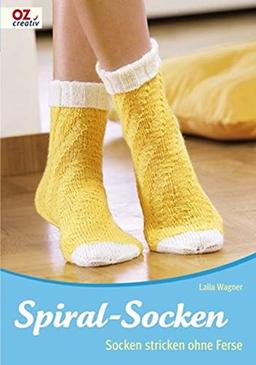 Spiral-Socken: Socken stricken ohne Ferse