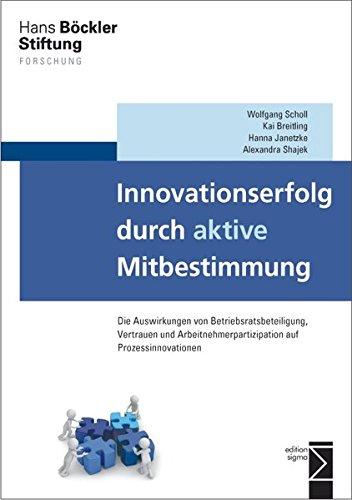 Innovationserfolg durch aktive Mitbestimmung: Die Auswirkungen von Betriebsratsbeteiligung, Vertrauen und Arbeitnehmerpartizipation auf Prozessinnovationen