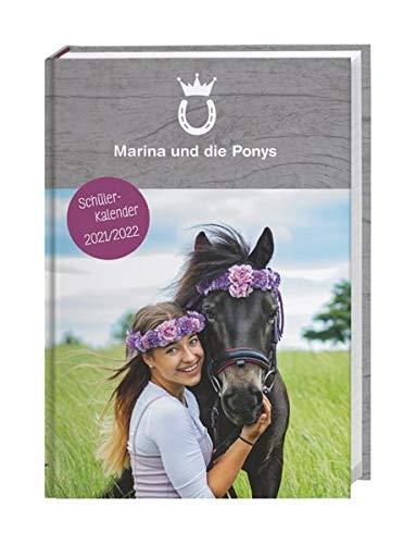 Marina und die Ponys Schülerkalender A5 Kalender 2022: 17 Monate. Von August 2021 bis Dezember 2022