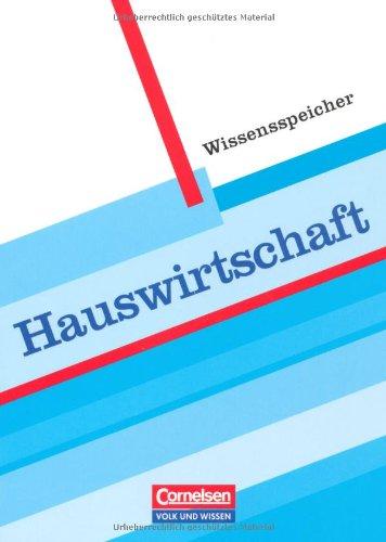 Hauswirtschaft, Wissensspeicher, neue Rechtschreibung