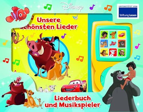 Disney Pixar-Unsere schonsten Lieder-Liederbuch und Musikspieler-PI Kids