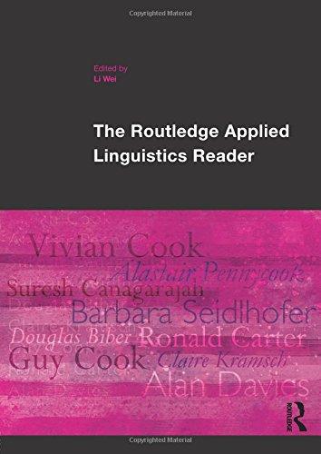 The Routledge Applied Linguistics Reader