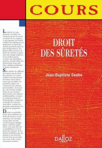 Droit des sûretés (Cours)