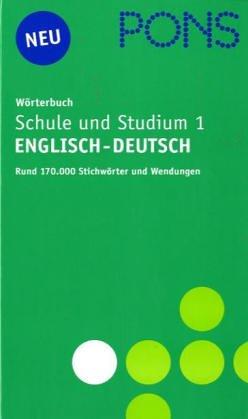 PONS Wörterbuch für Schule und Studium, Collins Englisch-Deutsch