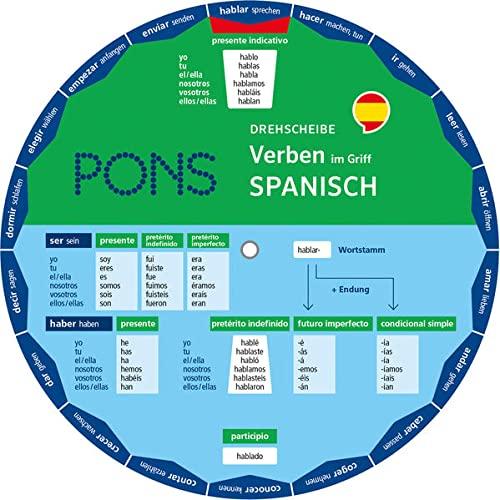 PONS Drehscheibe Verben im Griff Spanisch: Verpackungseinheit 5 Exemplare