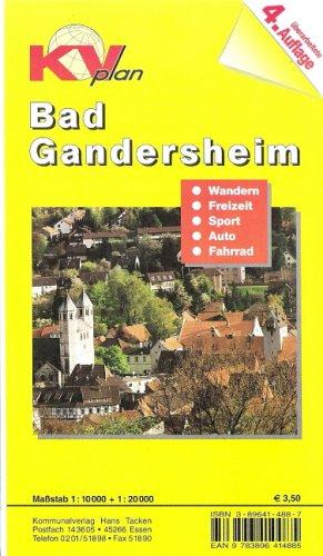 Bad Gandersheim: 1:10000. Mit Rad- und Wanderwegen, Freizeitmöglichkeiten 1:20000