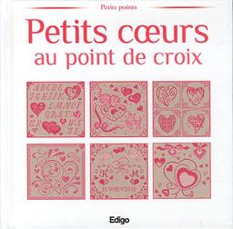 Petits coeurs au point de croix