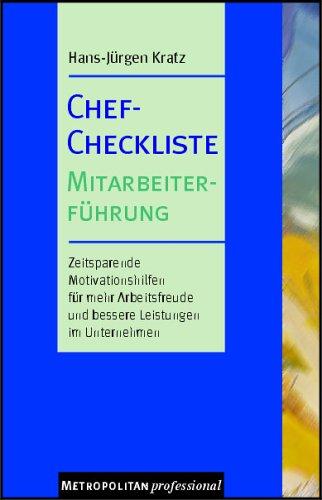 Chef-Checkliste Mitarbeiterführung