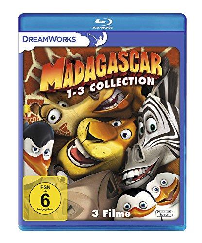 Madagascar / Madagascar 2 / Madagascar 3: Flucht durch Europa [Blu-ray]