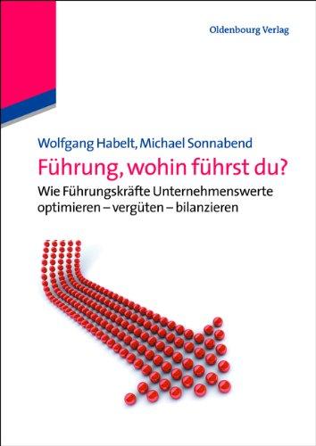 Führung, wohin führst du?: Wie Führungskräfte Unternehmenswerte optimieren - vergüten - bilanzieren