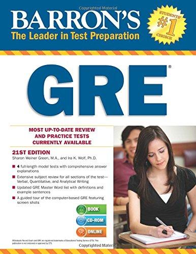 Barron's GRE with CD-ROM