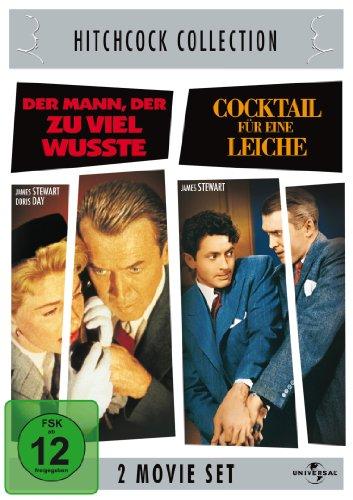 Hitchcock-Collection: Der Mann, der zuviel wußte / Cocktail für eine Leiche [2 DVDs]