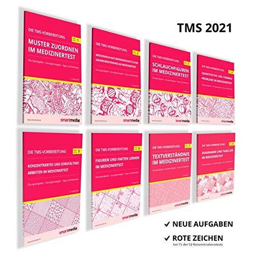 Die TMS-Vorbereitung 2021 SET: 8 Übungsbücher zu allen Untertests für den Medizinertest in Deutschland mit Übungsaufgaben, Lösungsstrategien, Tipps und Methoden (Test für Medizinische Studiengänge)