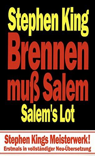 Brennen muß Salem: Roman