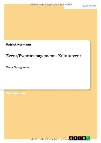 Event/Eventmanagement - Kulturevent: Event Management