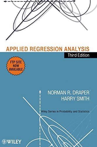 Applied Regression Analysis (Wiley Series in Probability and Statistics)