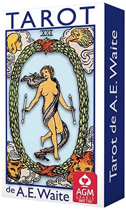 Tarot de A.E. Waite Pocket Blue Edition Spanish