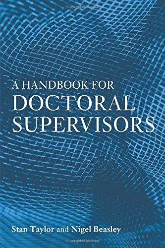 A Handbook for Doctoral Supervisors