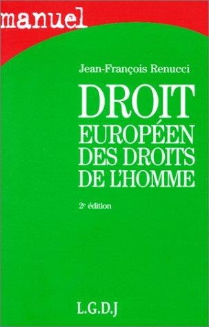 Droit européen des droits de l'homme