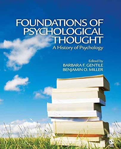 Foundations of Psychological Thought: A History of Psychology (NULL)