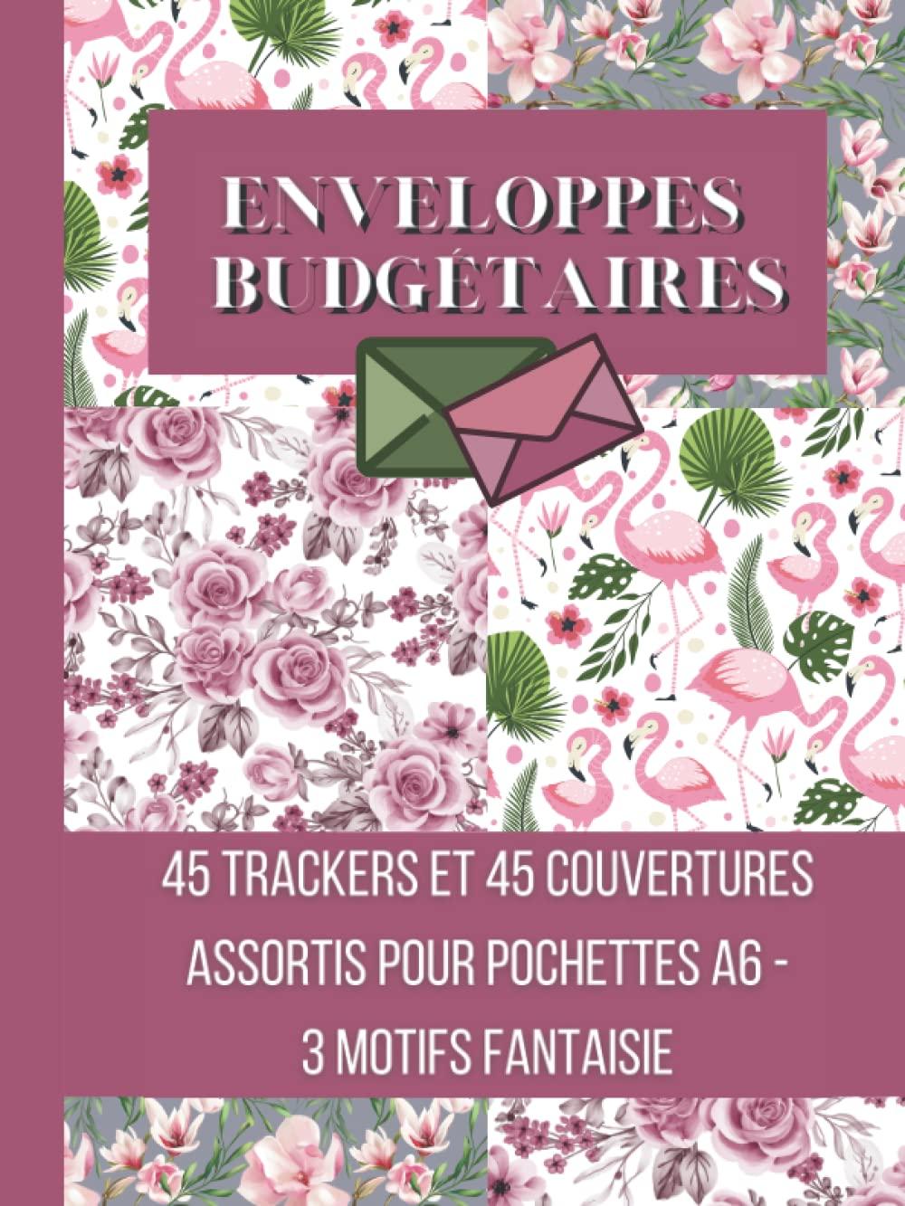 ENVELOPPES BUDGÉTAIRES: Trackers et couvertures de présentation pour pochettes A6 fantaisie et couleur