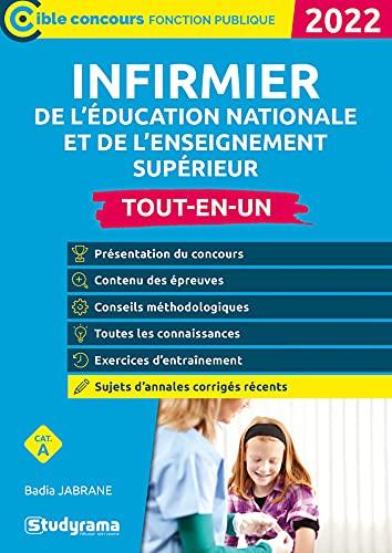 Infirmier de l'Education nationale et de l'enseignement supérieur, cat. A : tout-en-un, 2022