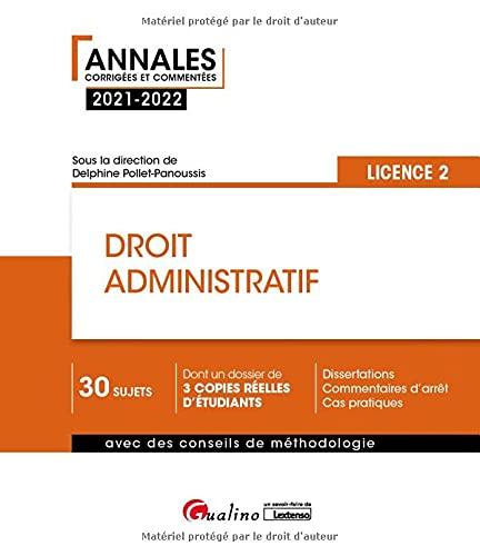 Droit administratif : licence 2 : 2021-2022