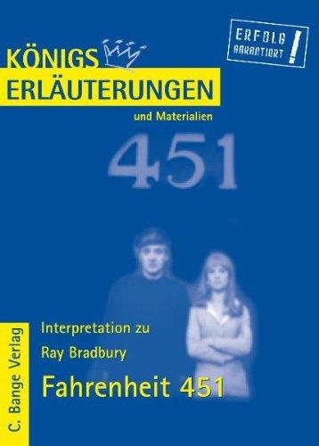 Königs Erläuterungen und Materialien, Bd.450, Fahrenheit 451