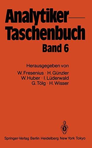 Analytiker-Taschenbuch (Analytiker-Taschenbuch, 6, Band 6)