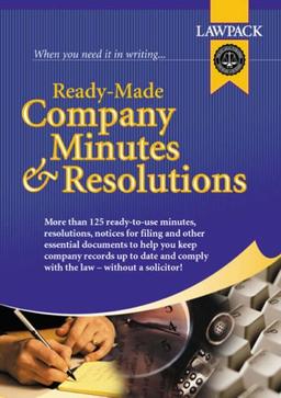 Ready Made Company Minutes and Resolutions