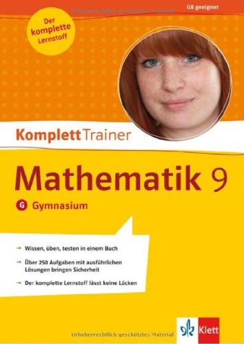 KomplettTrainer Mathematik 9. Schuljahr Gymnasium